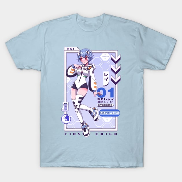 Rei Ayanami T-Shirt by Trsgatos